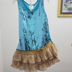 Hannah Montana children's costume one piece top/skirt